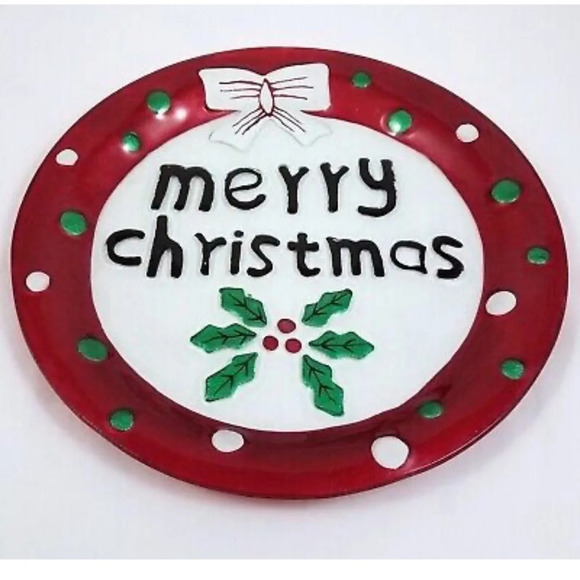 Pfaltzgraff Merry Christmas Platter - Picture 1 of 8